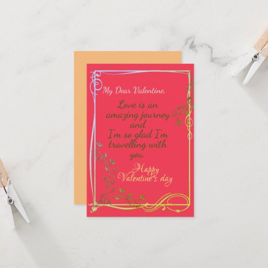 Trouwkaart Kaart (Voorkant / Achterkant in situ)