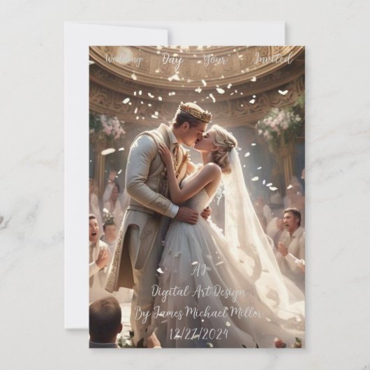 trouwkaart kaart (Voorkant)