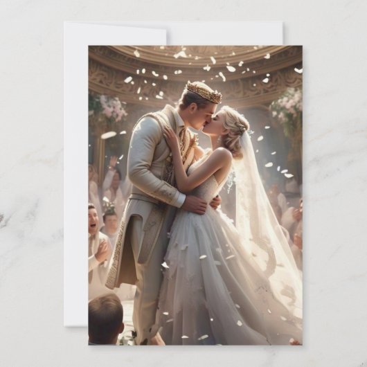 trouwkaart kaart (Achterkant)