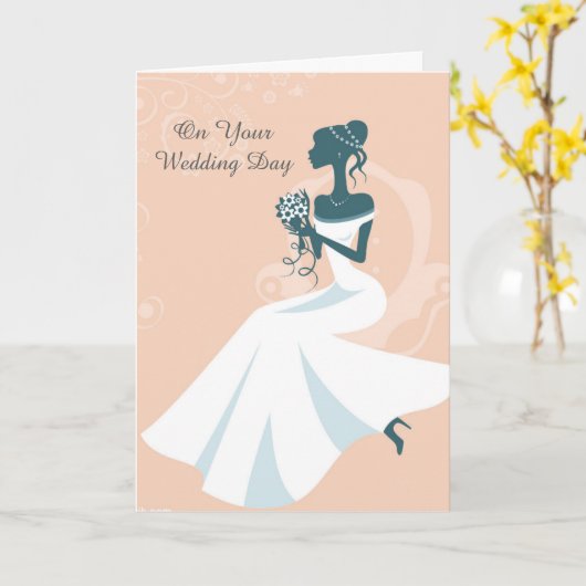 Trouwkaart Kaart (Gele Bloem)