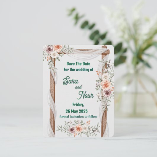 Trouwkaart Kaart (Staand voorkant)