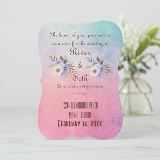 Trouwkaart Kaart (Staand voorkant)