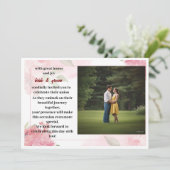 trouwkaart kaart (Staand voorkant)