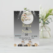 trouwkaart kaart (Staand voorkant)