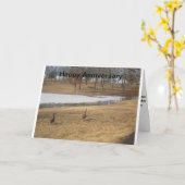 trouwkaart kaart (Gele Bloem)