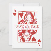 Trouwkaart Las Vegas Save the Date Huwelijk Kaart (Voorkant)