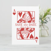Trouwkaart Las Vegas Save the Date Huwelijk Kaart (Staand voorkant)