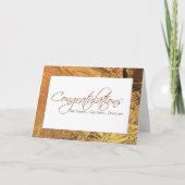 Trouwkaart, liefdeskaart voor de bruid en bruidego kaart (Voorkant)