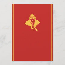Trouwkaart Lord Ganesh