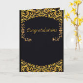 trouwkaart luxe kaart (Gele Bloem)