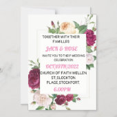 Trouwkaart  magnetische uitnodiging (Voorkant)