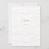 Trouwkaart met Baby's Breath Gypsophila​ Kaart (Achterkant)