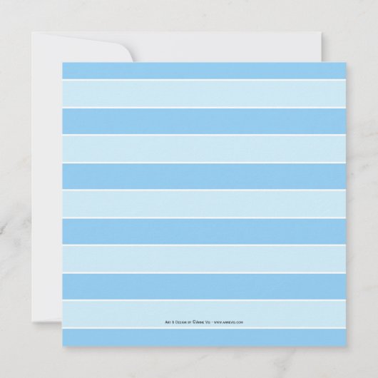 Trouwkaart met bloemenprieel op het strand kaart (Achterkant)