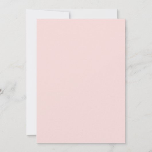 Trouwkaart met blozende bloemen en gouden vlinder kaart (Achterkant)