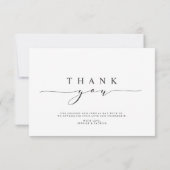 Trouwkaart met eeuwige dankbaarheid foto kaart (Achterkant)