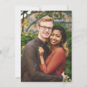 Trouwkaart met eigen foto SAVE the DATE kaart (Achterkant)