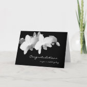 Trouwkaart met felicitaties kaart (Voorkant)