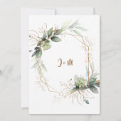 Trouwkaart met foto Save The Date (Achterkant)