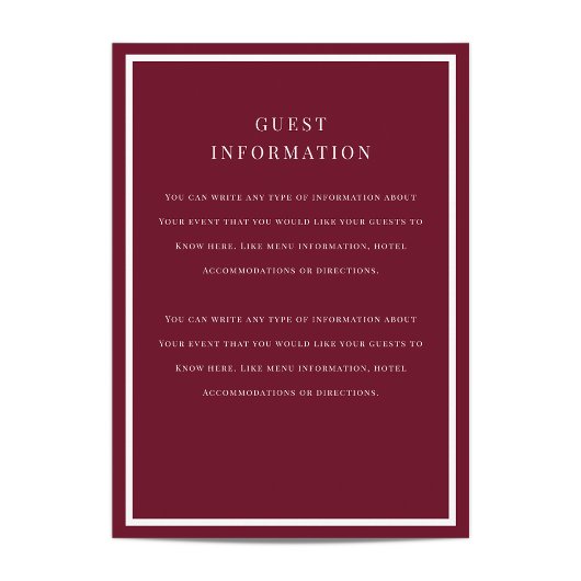 Trouwkaart met geborsteld overlay informatiekaartje