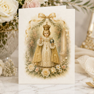 Trouwkaart met Infant van Praag voor traditionele  Kaart