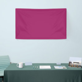 Trouwkaart met kleurblok – Magenta Spandoek