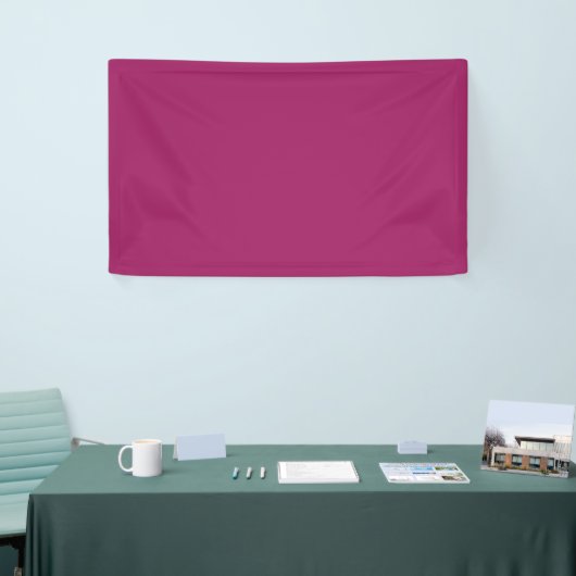 Trouwkaart met kleurblokontwerp – Magenta Spandoek (Beurs)