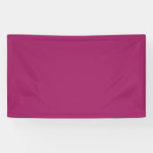 Trouwkaart met kleurblokontwerp – Magenta Spandoek (Horizontaal)