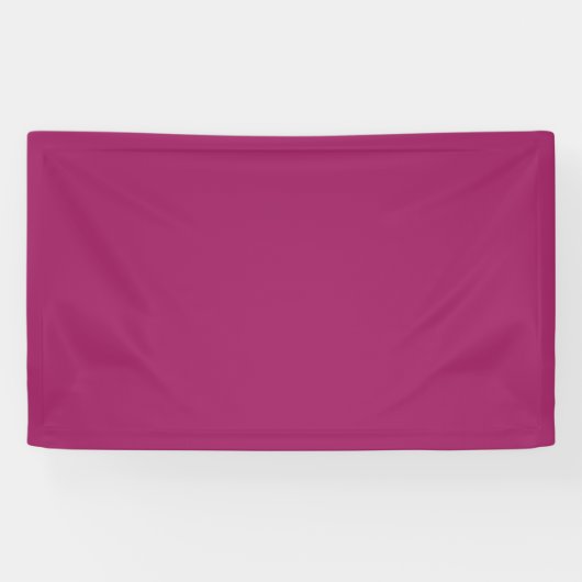 Trouwkaart met kleurblokontwerp – Magenta Spandoek (Horizontaal)
