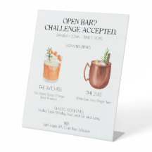 Trouwkaart met open bar en signature cocktail