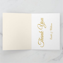 Trouwkaart met Pastel Bloemendesign Bedankkaart
