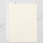 Trouwkaart met Pastel Bloemendesign Kaart (Achterkant)