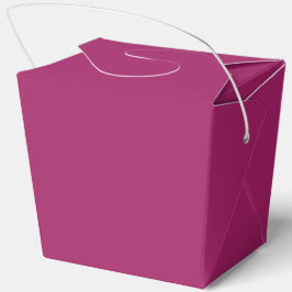 Trouwkaart met Vette Kleurblok – Magenta Bedankdoosjes
