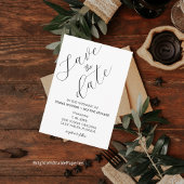 Trouwkaart met wilde bloemen 'Save the Date' Save The Date