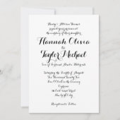 Trouwkaart *Modern Klassieker* Kaart (Voorkant)