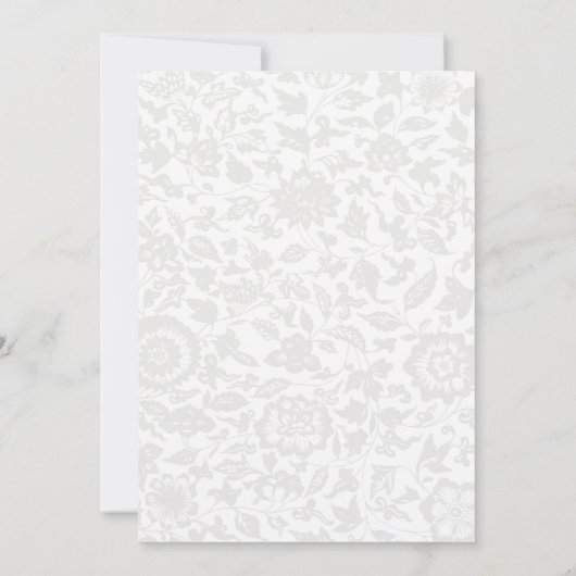 Trouwkaart *Modern Klassieker* Kaart (Achterkant)