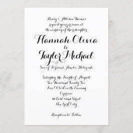 Trouwkaart *Modern Klassieker* Kaart