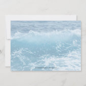 Trouwkaart na de bruiloft met anker kaart (Achterkant)