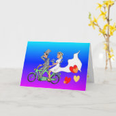 Trouwkaart om zelf te maken kaart (Gele Bloem)