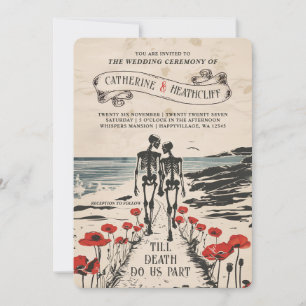 Trouwkaart 'Oneindige Liefde aan Zee' Kaart