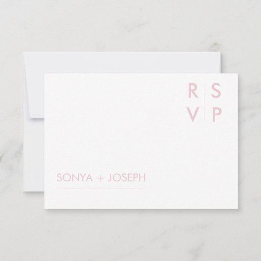 Trouwkaart RSVP kaarten met bloemenprint (Achterkant)