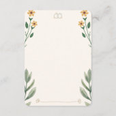 Trouwkaart RSVP Wildflower Kaartje (Achterkant)