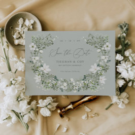 Trouwkaart Sage Garden Save The Date