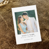 Trouwkaart save the card uitnodiging I Elegante tr