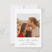 Trouwkaart save the card uitnodiging I Elegante tr (Voorkant)