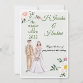 trouwkaart save the date (Voorkant)