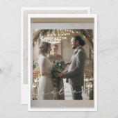 TROUWKAART SAVE THE DATE (Voorkant / Achterkant)