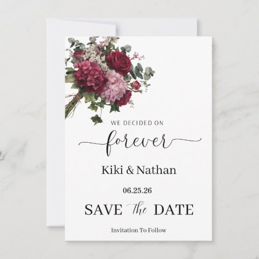 Trouwkaart Save the Date (Voorkant)