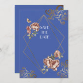 Trouwkaart Save the Date (Voorkant / Achterkant)