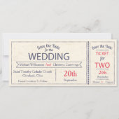 Trouwkaart Save The Date Aankondiging (Voorkant)