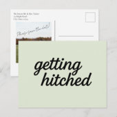 Trouwkaart 'Save the Date' Briefkaart (Voorkant / Achterkant)